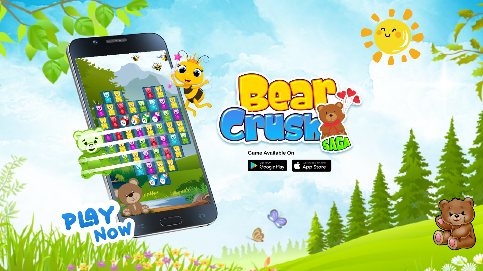 Bear Crush Saga - A puzzle Game